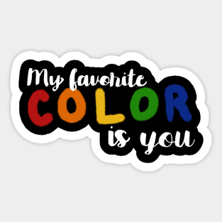 You’re my favorite Sticker